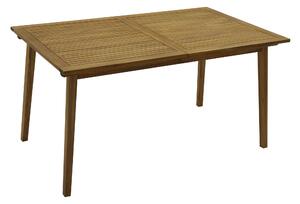 Tavolo Allungabile da Giardino 150/200x90x75 cm in Legno Naturale