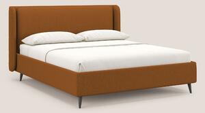 Nadine letto contenitore di design e comfort Italiano in tessuto imper