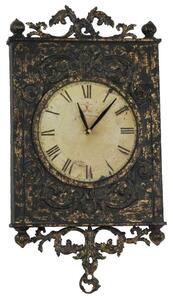 Orologio in ferro noce cm 26x4,5xh46,5