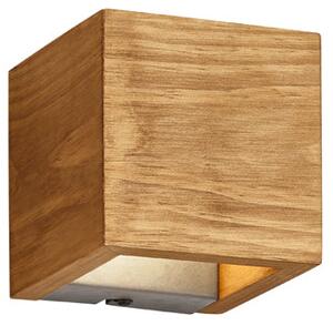 Applique da Interno a LED in Legno naturale Colore di Legno