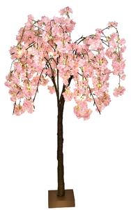 Pesco Artificiale ad Uso interno con Led Altezza 120 cm Rosa