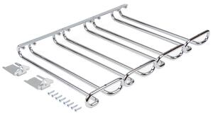 Portabicchieri Sottopensile 28 cm Porta Calici Coppe in Acciaio Emuca Cromato