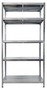 Scaffale in Metallo 5 Ripiani 120x60x195 cm Maciste Zincato