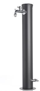 Fontana da Giardino con Doppio Rubinetto Belfer 42/ARR Antracite