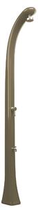 Doccia Solare da Esterno Giardino 20L Miscelatore e Lavapiedi Arkema Happy One Dove Gray