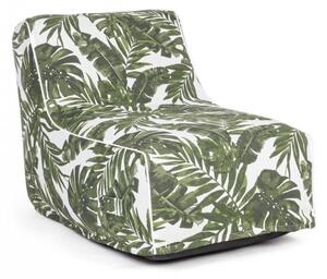 Poltrona Pouf Chaise Longue Gonfiabile 90x60x70 cm Tessuto in Poliestere Esotic
