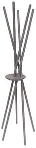 Appendiabiti da Terra 172x53x48 cm in Legno Grigio Chiaro