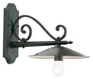 Lampada Applique Colore Grigio per Esterno Linea Piatto Antico Sovil