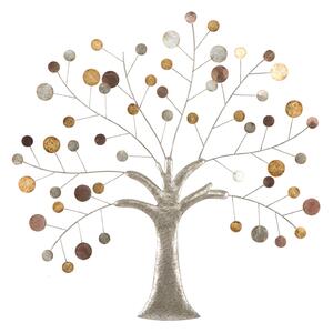 Pannello da Muro Tree 88x2,5x88 cm in Ferro