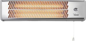 Bimar Stufa Infrarossi Halogen Heater Outdoor Silver e White 1500W - HR312