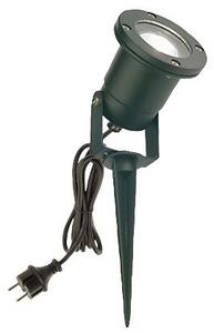 Faro Faretto con Picchetto Ip44 Gu10 50W 220V Colore Nero per Esterno Linea Spot Sovil