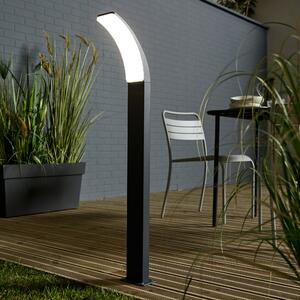 Lampione da giardino Lakko H 96 cm, Modulo LED, in alluminio, antracite, 1500LM MAX12W IP44 4000K INSPIRE