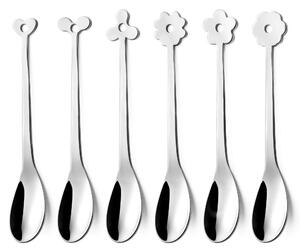 Set di Cucchiaini Espresso 6 Pezzi in Acciaio Eme Cadeau