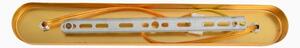 Brilagi - Lampadario a catena ECLIPSE 10xE14/10W/230V 78x28 cm nero/oro