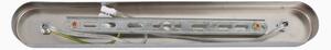 Brilagi - Lampadario a catena ECLIPSE 10xE14/10W/230V 78x28 cm argento