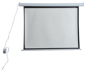 Schermo di Proiezione 84 Pollici Motorizzato Home Cinema Bianco