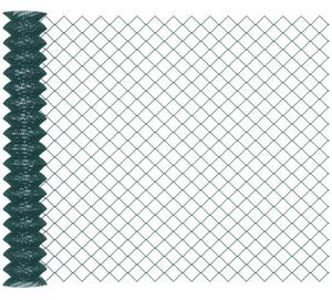 Rete di Recinzione 25m H1,7m in Acciaio e PVC Verde