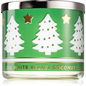 Bath & Body Works White Velvet Coconut candela profumata 411 g