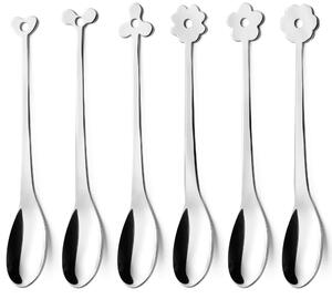 Set di Cucchiaini Cappuccino 6 Pezzi in Acciaio Eme Cadeau