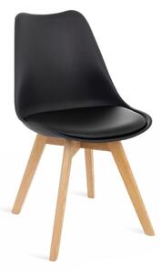 Set di 2 sedie nere con gambe in faggio Retro - Bonami Essentials