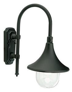 Lampada Applique in Basso Colore Nero per Esterno Linea Lampara Sovil