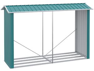 Legnaia 240x 86x160 cm in Acciaio Verde