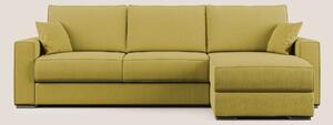 Dream Divano letto angolare in tessuto smacchiabile T05 giallo