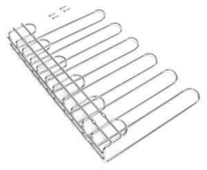 Portabicchieri Sottopensile 32 cm Porta Calici Coppe in Acciaio Emuca Cromato