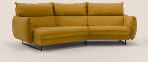 Monamour divano moderno angolare con opzione relax elettrico in microf