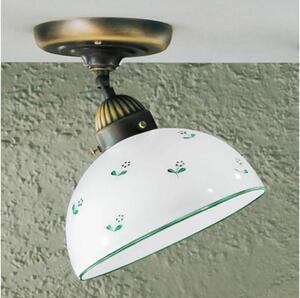 Kolarz 731.10.20 - Lampadario a plafone NONNA 1xE27/75W/230V diametro 20 cm verde