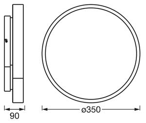 Osram - Plafoniera dimmerabile LED RGBW SMART+ ORBIS LED/28W/230V Wi-Fi