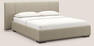Omero letto imbottito contenitore sfoderabile in tessuto fiammato impe