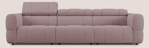 Giotto Divano modulare a 3 sedute con opzione relax elettrico in micro