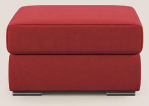 Sun pouf apribile contenitore in microfibra smacchiabile T11 rosso
