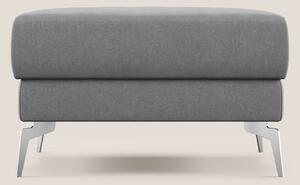 Star Pouf con piedini alti in microfibra impermeabile T11 grigio