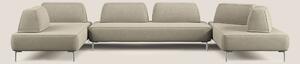 Newton divano panoramico modulare con schienali movibili T07 beige