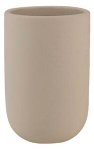 Tazza in ceramica color crema per spazzolini da denti Lotus - Mette Ditmer Denmark