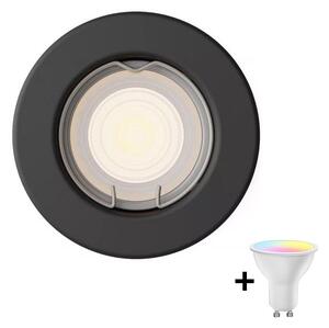 Philips - LED RGBW dimmerabile faretto da incasso PERIDOT 1xGU10/6,5W/230V nero