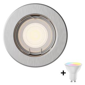 Philips - Faretto da incasso dimmerabile LED RGBW PERIDOT 1xGU10/6,5W/230V argento