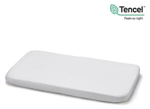 Lenzuolo Regolabile Impermeabile Tencel Culla 50X82X1 Cm Liso E Grigio