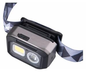 Extol - Lampada frontale a LED con sensore LED/1000 mAh/3,7V/3xAAA IPX4