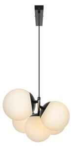 Nordlux - Lampadario a sospensione LILLY su cavo 5xE14/10W/230V nero
