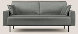 Arthur divano moderno in velluto morbido impermeabile T01 grigio chiar