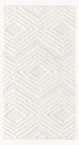 Tappeto in cotone tessuto a mano con struttura in rilievo Ziggy