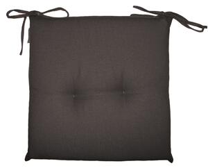 Cuscino per sedia nero 40 x 40 x Sp 4 cm
