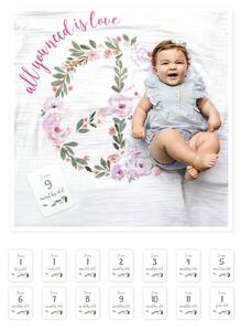 Kit Primo Anno Lulujo Baby's First Year All You Need Is Love
