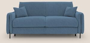 Gregory Divano letto con materasso h18 cm in microfibra effetto vellut
