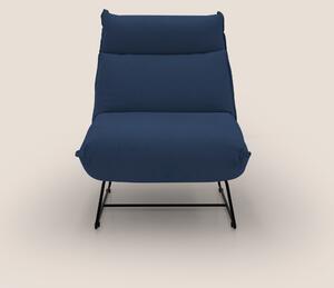 Tessa Poltroncina dal design moderno in morbida microfibra smacchiabil
