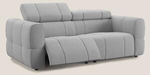 Giotto Divano modulare con opzione relax elettrico in microfibra effet