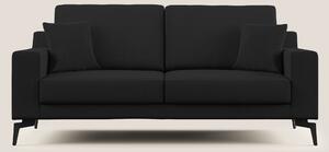 Prestige divano moderno in microfibra smacchiabile T11 nero